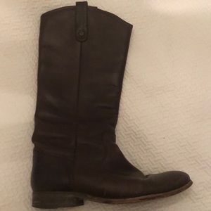 Brown Frye Melissa Riding Boots Size 8.5